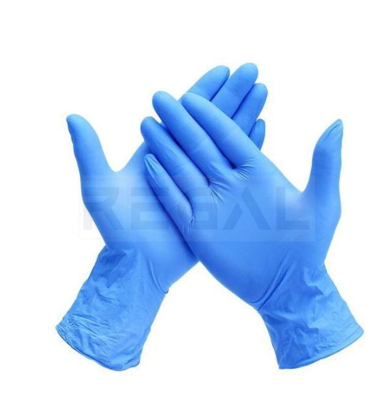 Nitrile Gloves , Blue (100 Pcs/Box) Regalmed Medical Equipment Dubai