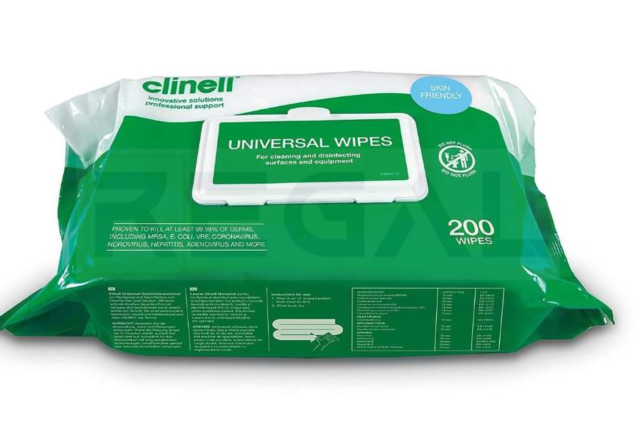 Clinell Universal Wipes Pack Of 200's - Regalmed | Medical Equipment in ...